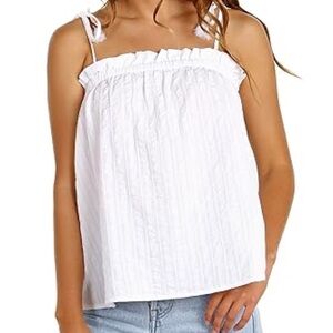 MINKPINK Women's Farrah Tassel Tie Shoulder Cami Top
